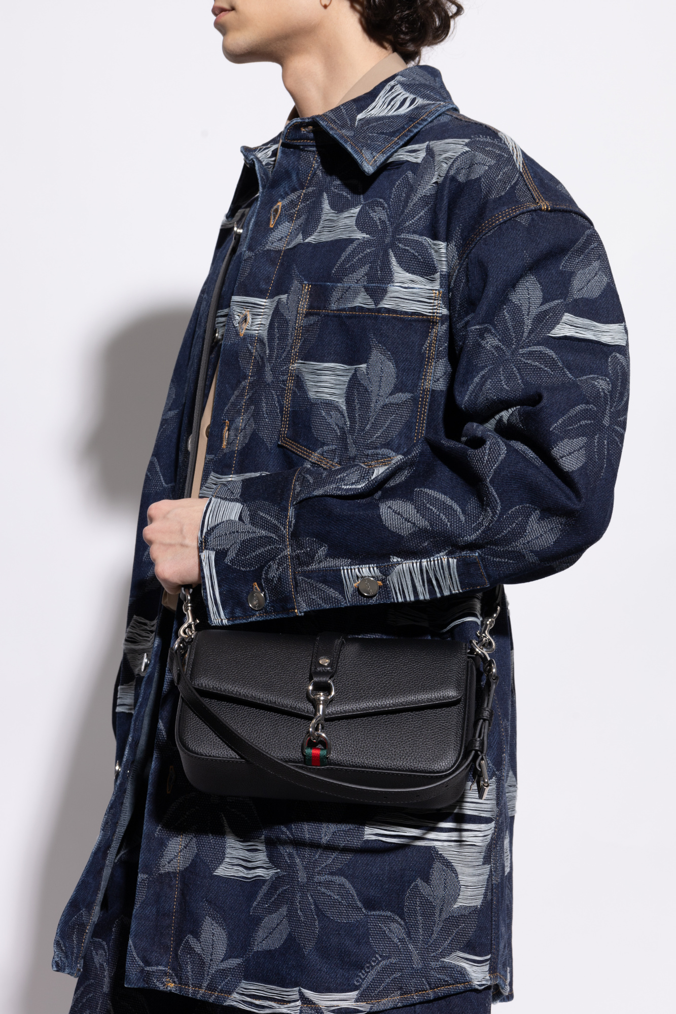 Gucci Leather shoulder bag | Men's | Vitkac